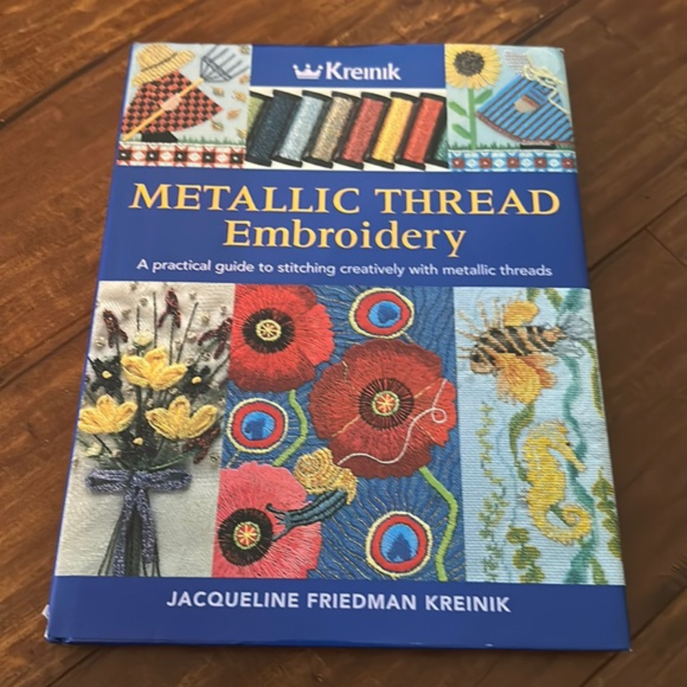 Metallic Thread Embroidery HC Jacqueline Friedman Kreinik Goldwork Needlework